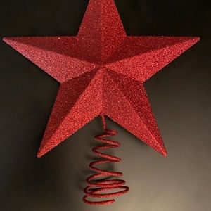 Christmas Tree Topper - Red Star